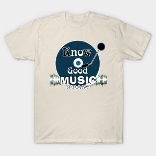 Know Good Music Podcast Blue Speckle T-Shirt